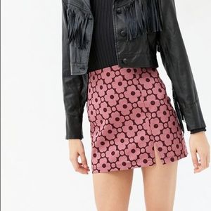 Urban Outfitters flower mini skirt